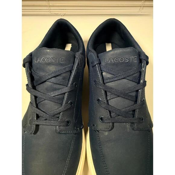 Lacoste Men's Bayliss Sneakers 119 1 CMA Navy/Off White Size 9 - Picture 7 of 9